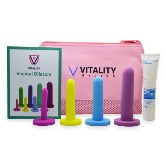 4Pack Silicone Dilators for Women & Men Sizes 14 PT